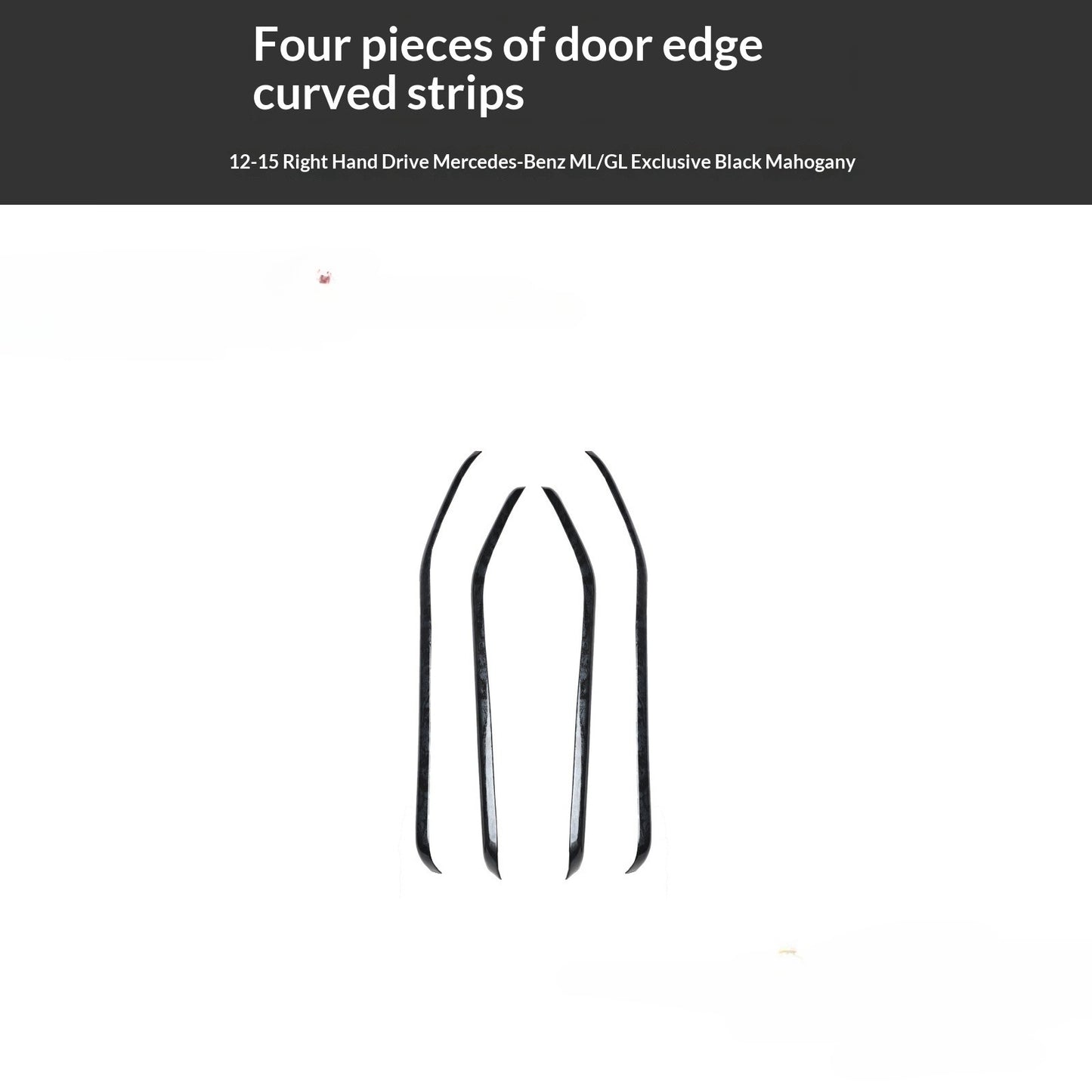 RHD 2012-2015 GL/ML300/350/400 Carbon Fiber Door Handle Interior Modification Kit
