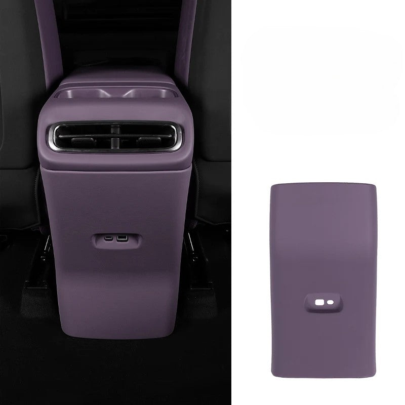 Leapmotor C10 Rear Air Conditioning Leather Anti Kick Cover - Leapmotor Accessories