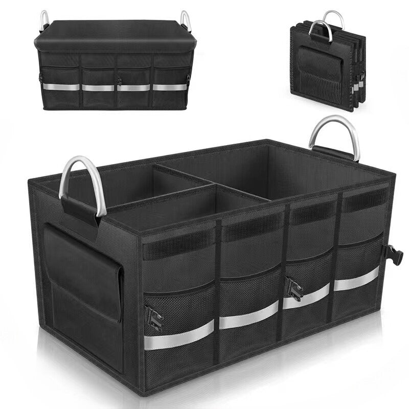 Rear Trunk Organizer Storage (Collapsible Black)