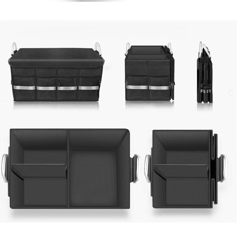 Rear Trunk Organizer Storage (Collapsible Black)