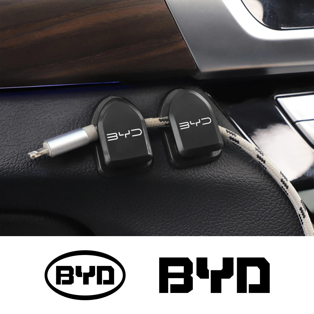 Organizador de ganchos para coche con clip de almacenamiento para BYD Tang F3 E6 Atto 3 Yuan Plus Song Max F0 G3 I3 EA1 Dmi 2DIN 2014 G6 Pro