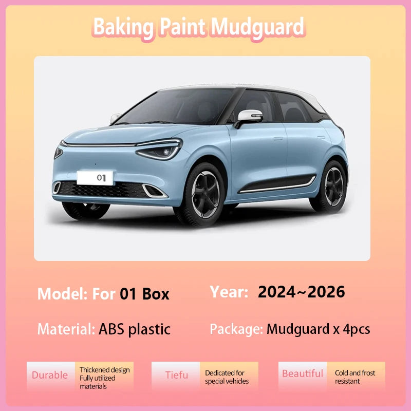 Car Mud Flaps Fender For Dongfeng Nammi 01 Box 2024 2025 2026