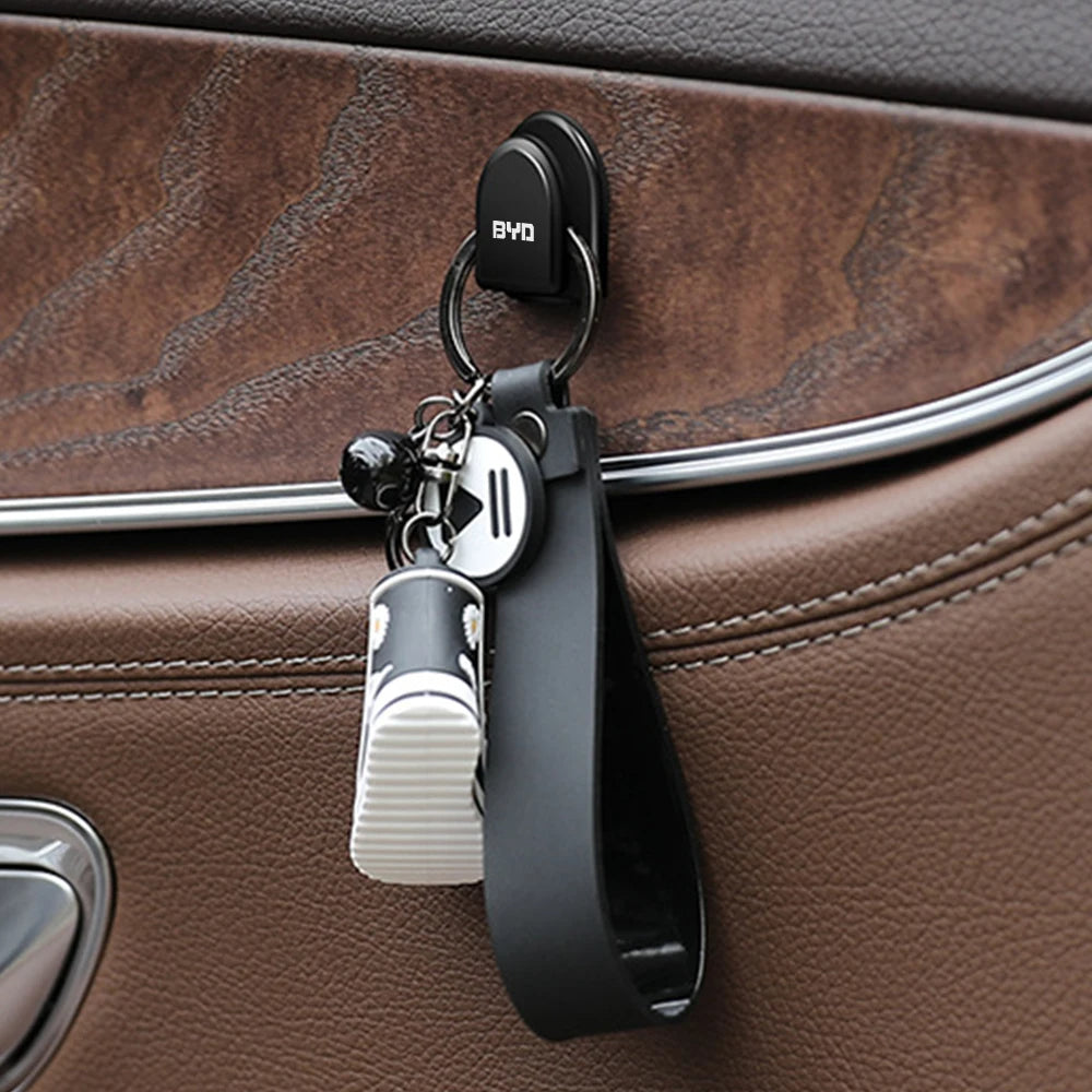 Organizador de ganchos para coche con clip de almacenamiento para BYD Tang F3 E6 Atto 3 Yuan Plus Song Max F0 G3 I3 EA1 Dmi 2DIN 2014 G6 Pro