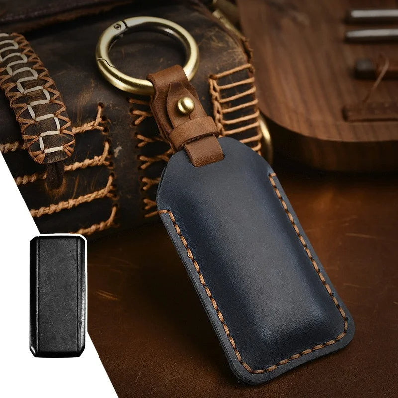 Leather Car Key Case Key Bag Car Smart Key Fob Cover Shell for Polestar 2 3 4 5 6