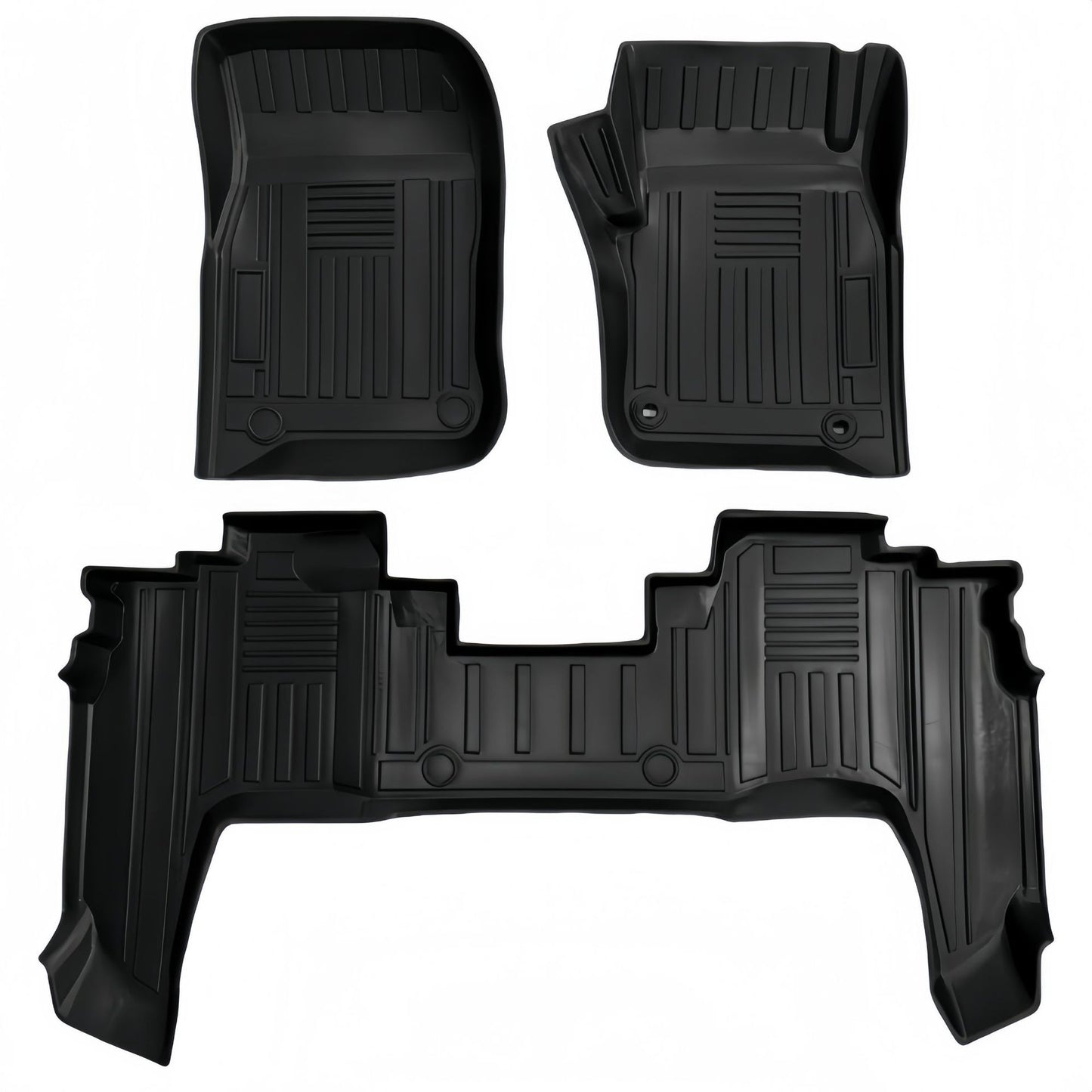 RHD TPE Floor Mats for Toyota Land Cruiser LC79 (2023+) - Full Set with Cargo Liner