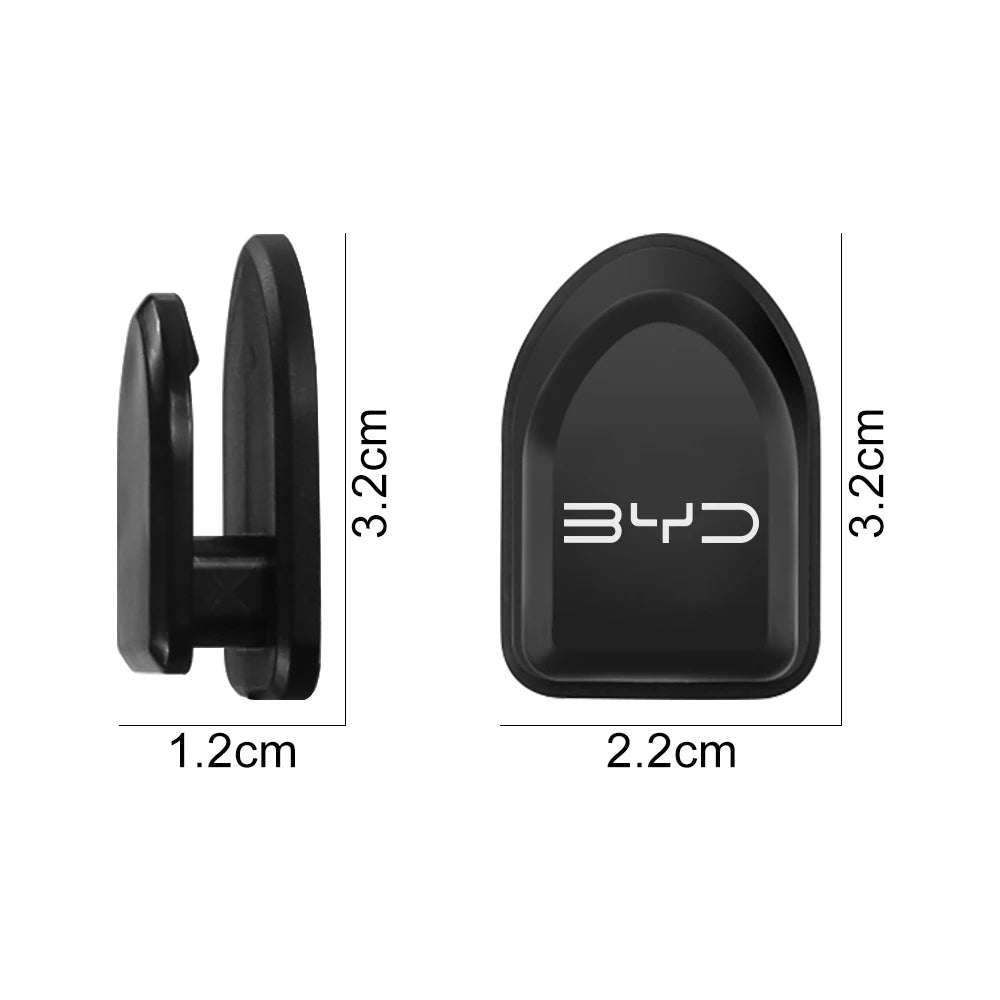 Organizador de ganchos para coche con clip de almacenamiento para BYD Tang F3 E6 Atto 3 Yuan Plus Song Max F0 G3 I3 EA1 Dmi 2DIN 2014 G6 Pro