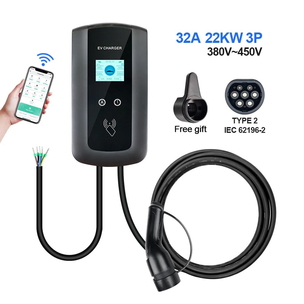Type 2 EV Charging Station Wallbox APP Control