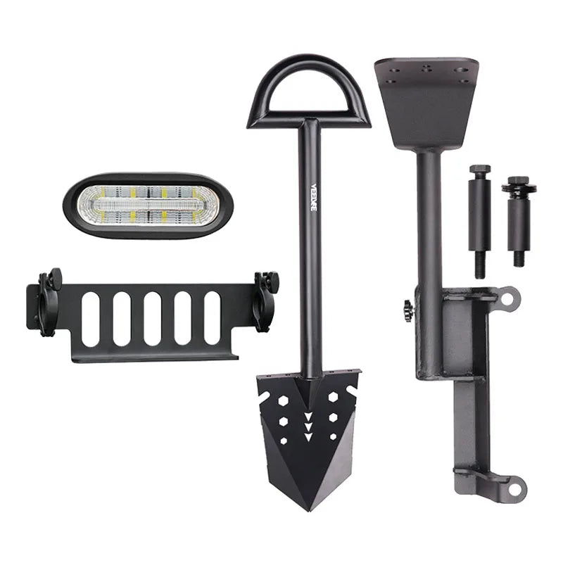 BYD FangChengBao Leopard 5 Tailgate Flagpole Rack Spare Tire Antenna Bracket