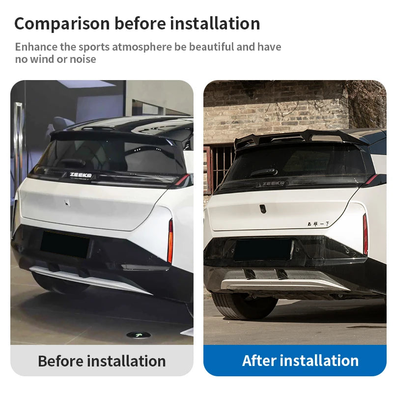 ABS For Zeekr X 2023 2024 Tail Wing MC Model Spoiler