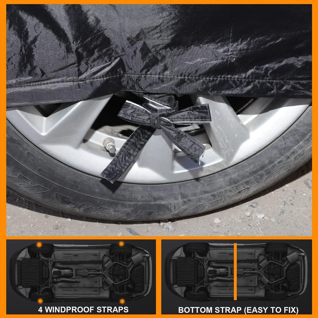 All Weather Car Cover Compatible with Tesla Model S 2025-2012.