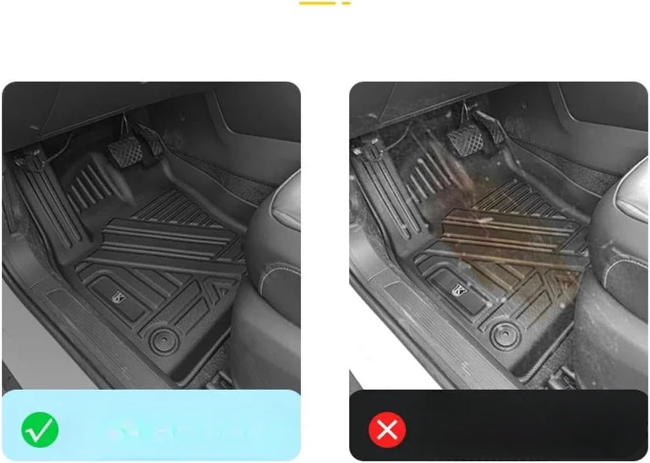 RHD Car Floor Mats Compatible with BYD Sealion 6 Song Plus DM-i EV 2024 2025