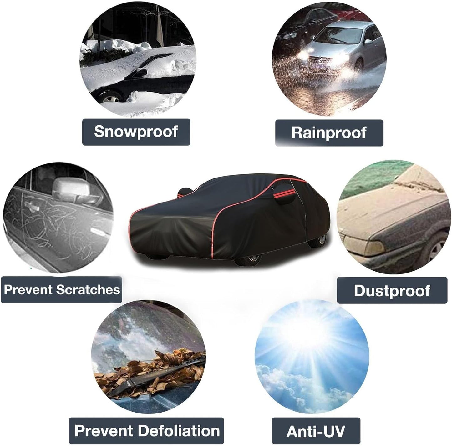 Car Cover Waterproof All Weather Custom for Xpeng P7 G6 G9.