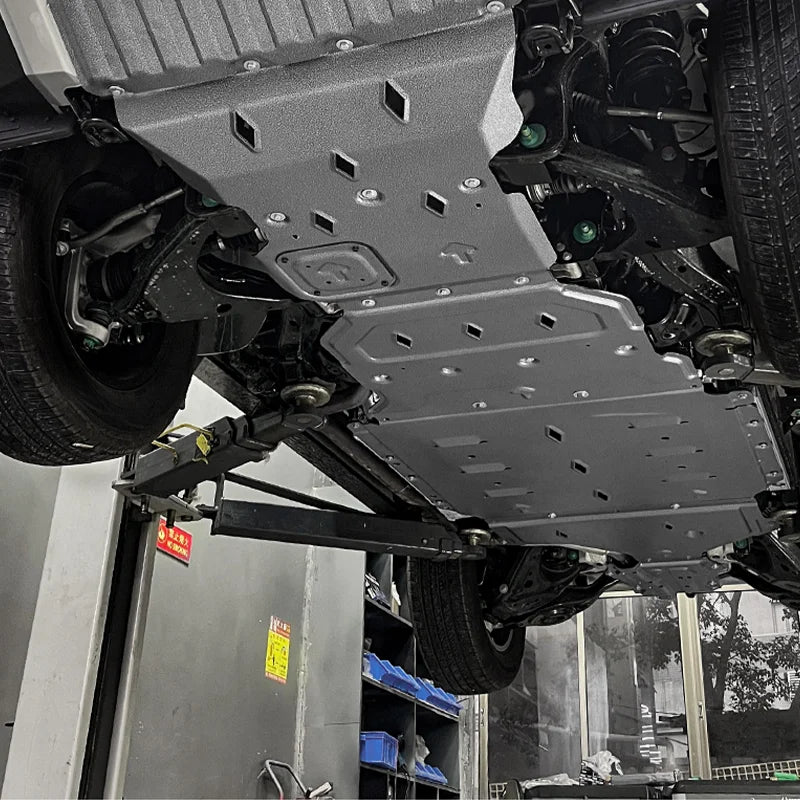 BYD FangChengBao Leopard 5 Chassis Guard Plate, Engine Lower Guard Plate, 5mm Aluminum Magnesium Alloy