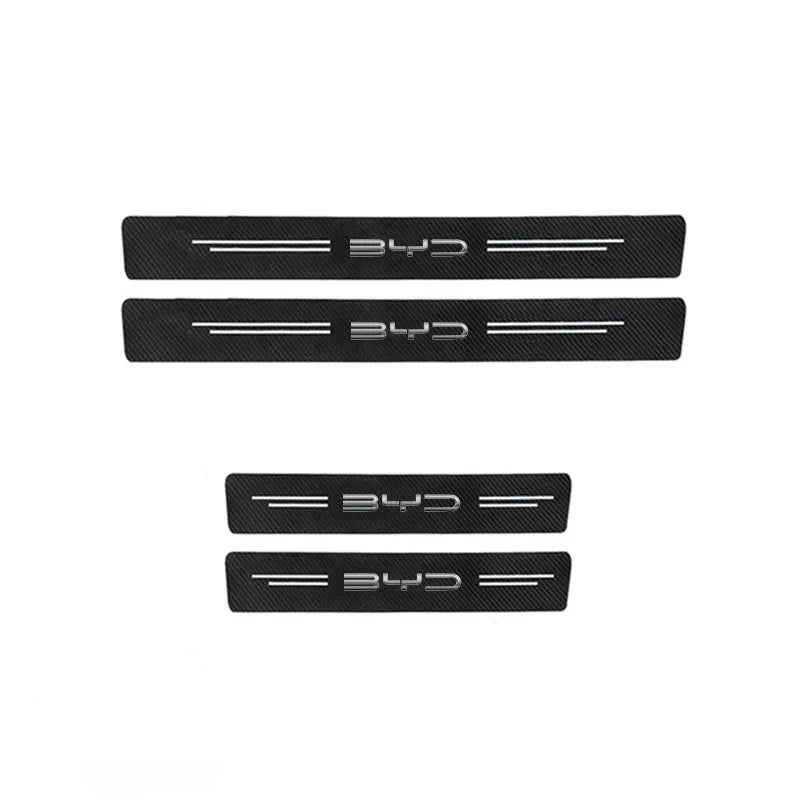 4 Pcs Car Door Sill Protectors Strip For BYD