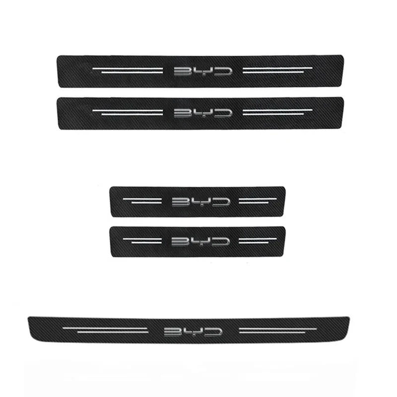 4 Pcs Car Door Sill Protectors Strip For BYD