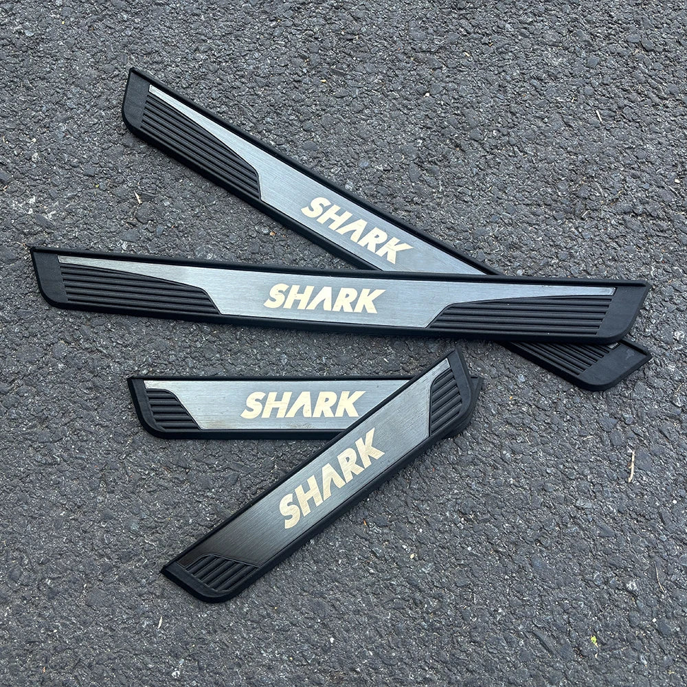 Placa de desgaste para pedales de umbral de puerta de coche BYD Shark 6 2024