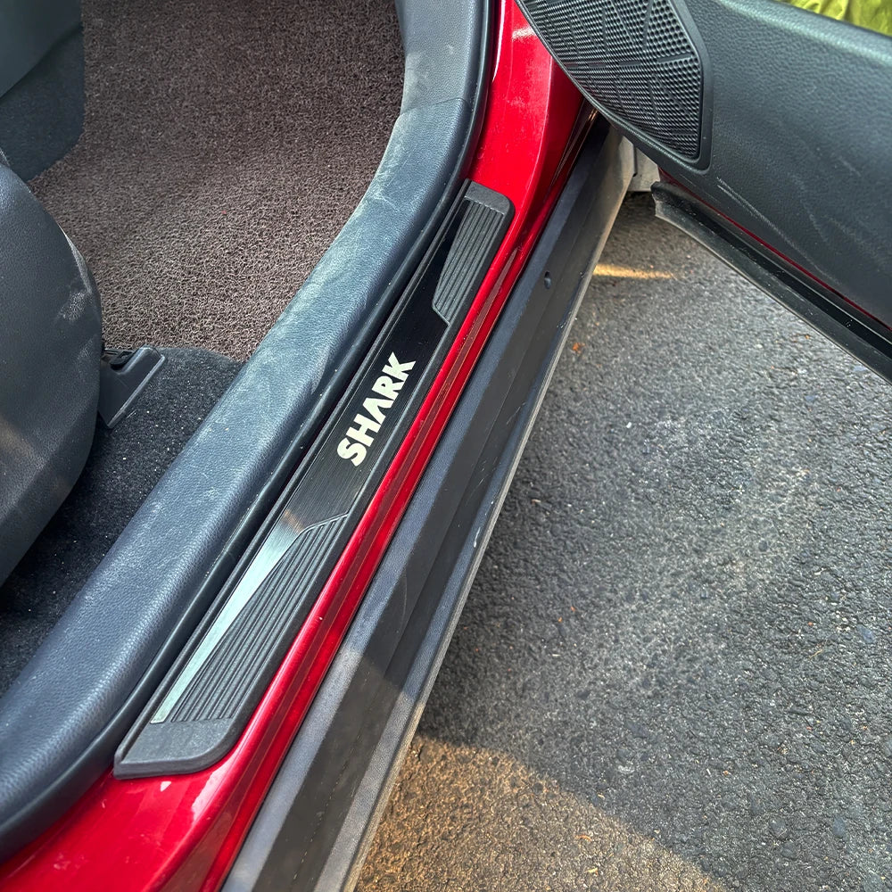 Placa de desgaste para pedales de umbral de puerta de coche BYD Shark 6 2024