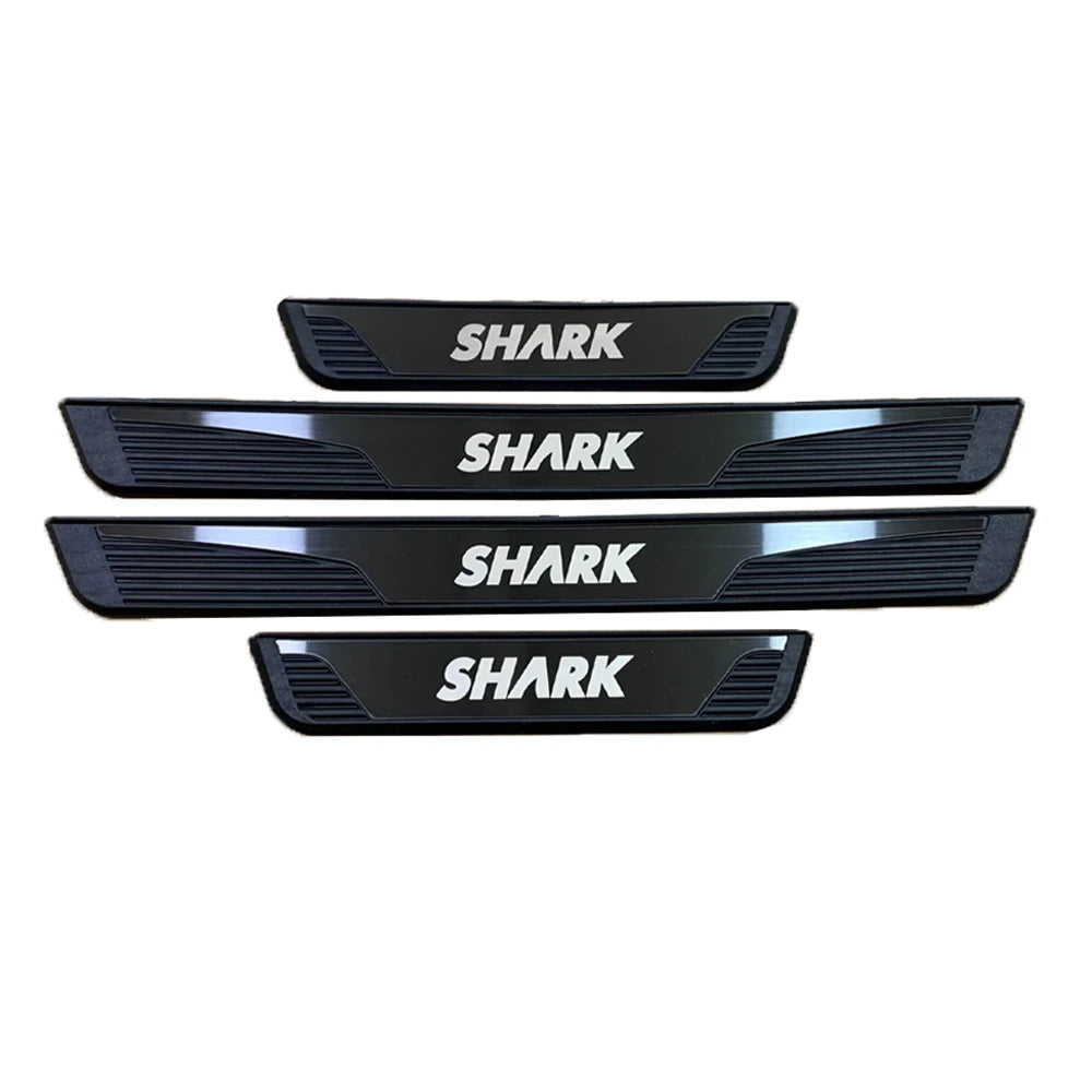 Placa de desgaste para pedales de umbral de puerta de coche BYD Shark 6 2024