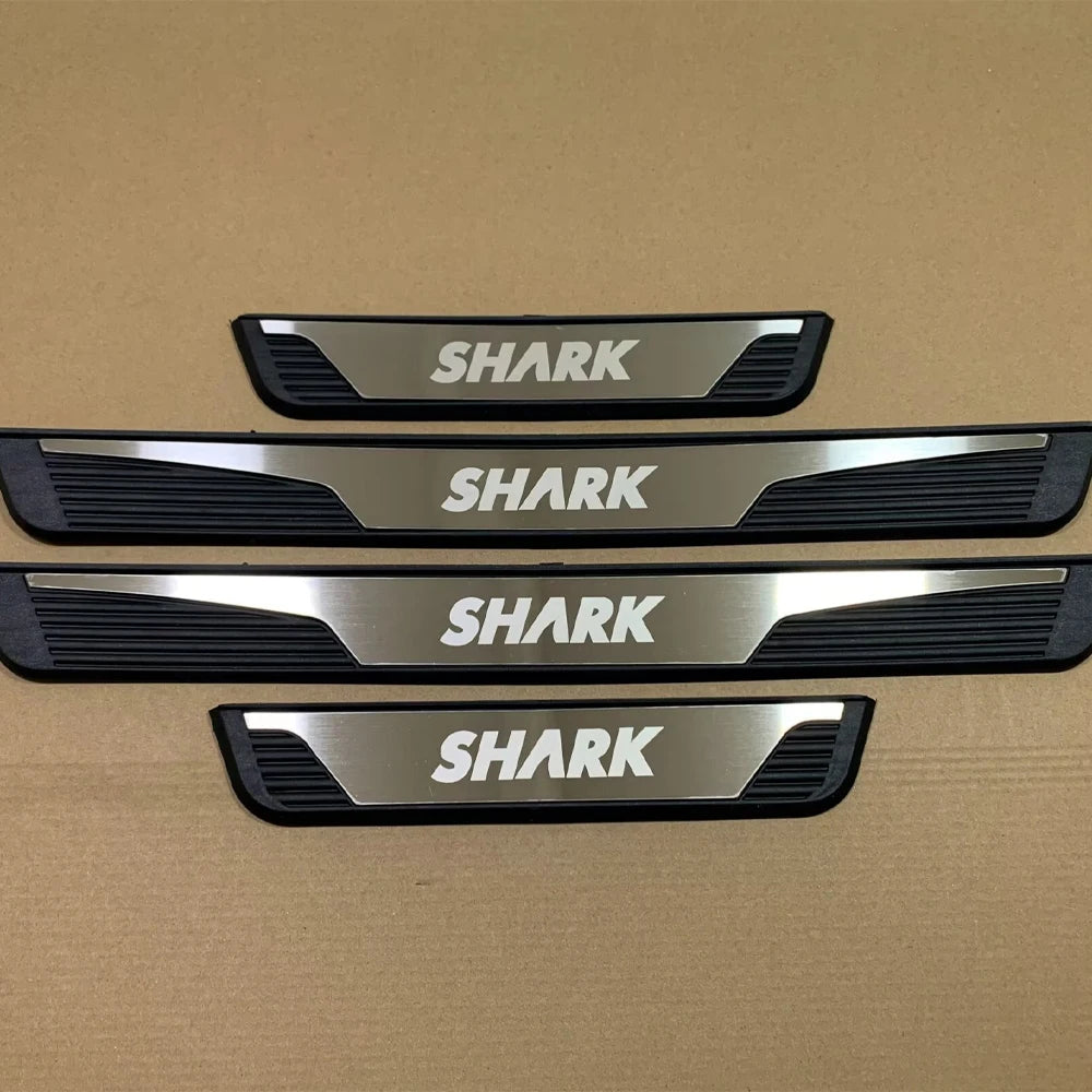 Placa de desgaste para pedales de umbral de puerta de coche BYD Shark 6 2024