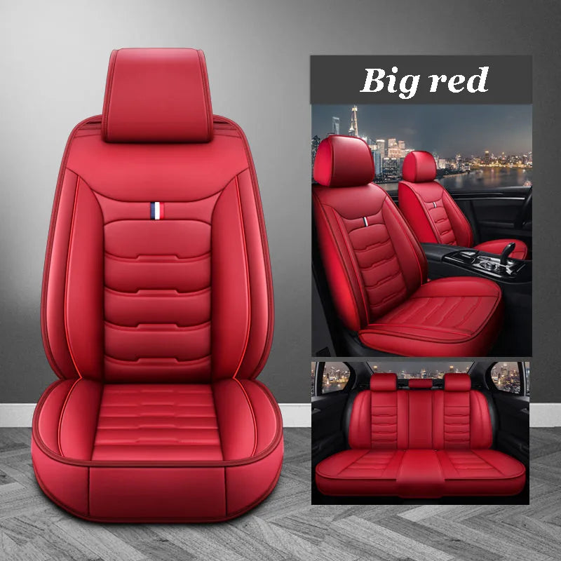 PU Leather Car Seat Covers Full Set Fit with BYD Car