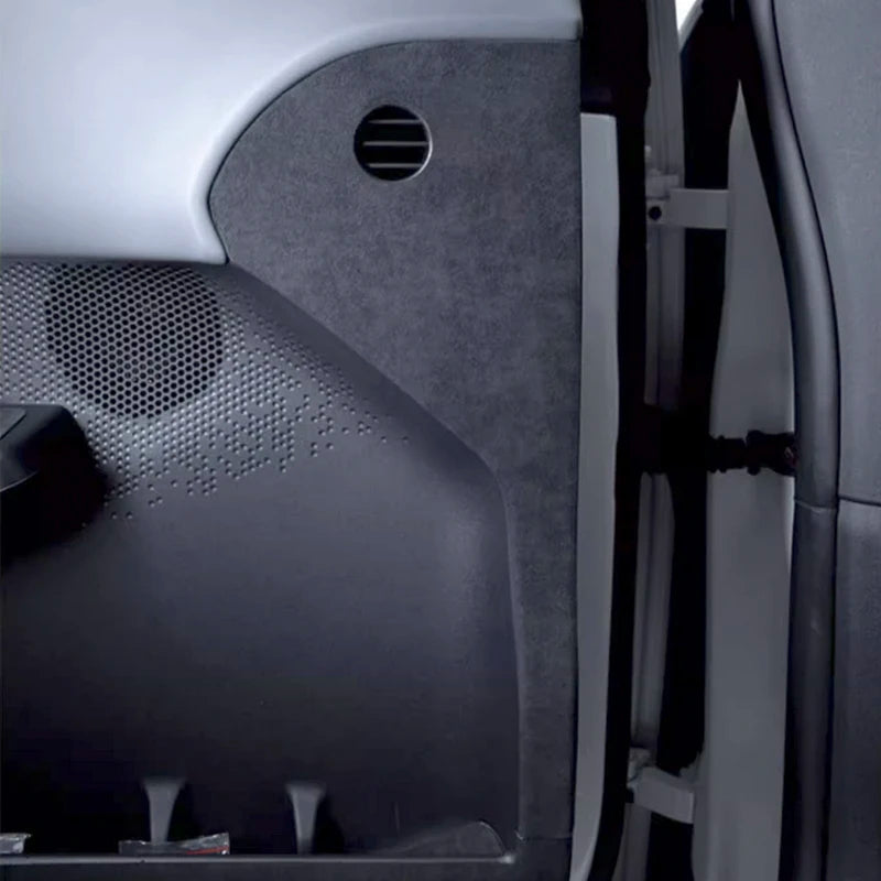 For ZEEKR X 2023 2024 Car Door Panel Suede Protective Sticker Alcantara Interior Accessories.