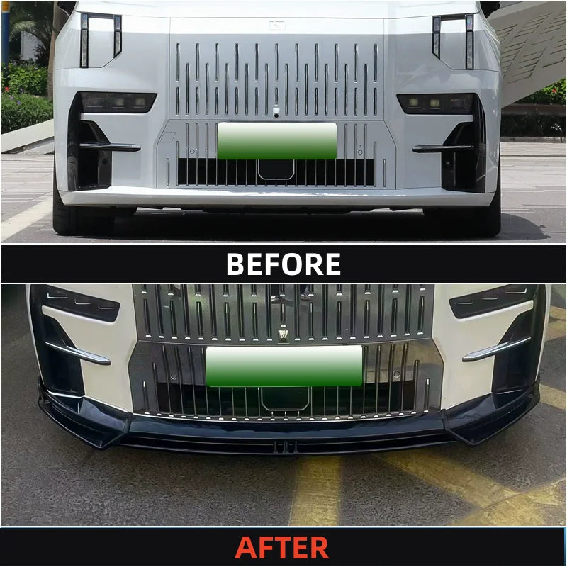 Front Lip Rear Lip Side Skirt for ZEEKR 009 modified Shovel spoiler small surround body kit Car Accesssorie.