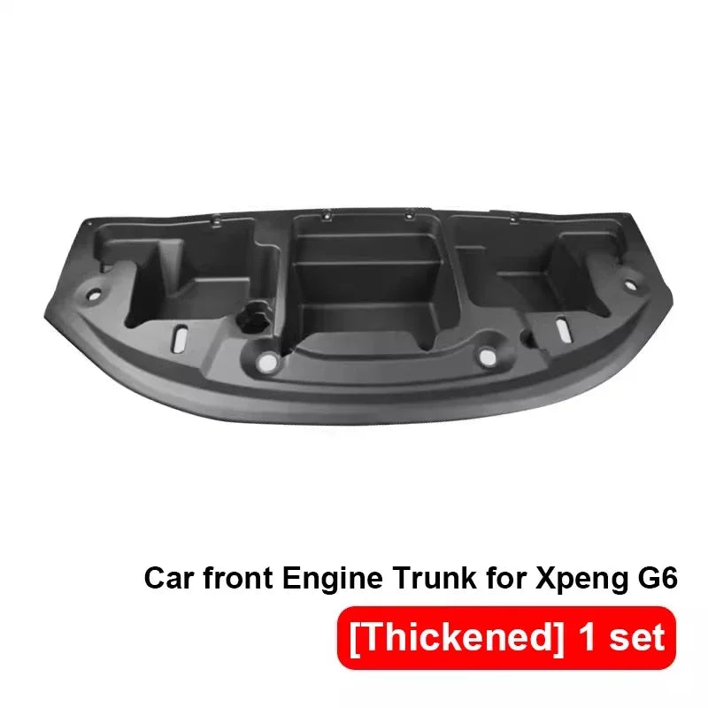Car Engine Trunk Organizer Box For Xpeng G6 XiaoPeng 2023 2024-IN 2025 Left Rudder Engine Room Hood Storage Box Front Large Auto.