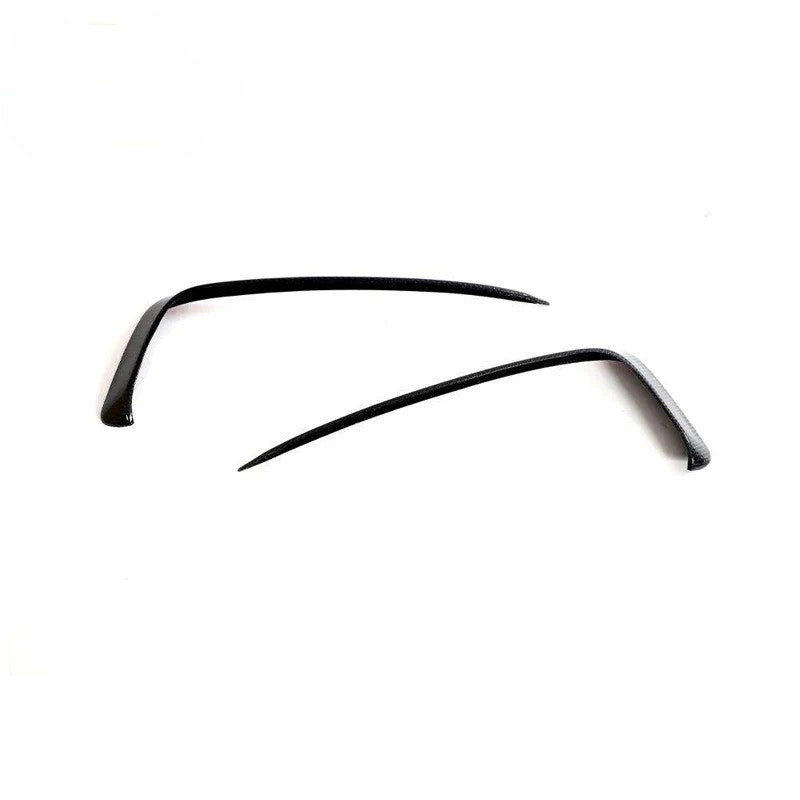 Lot de 2 ailerons de pare-chocs arrière en fibre de carbone véritable Zeekr 001 2021-2023