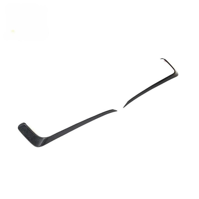 Lot de 2 ailerons de pare-chocs arrière en fibre de carbone véritable Zeekr 001 2021-2023