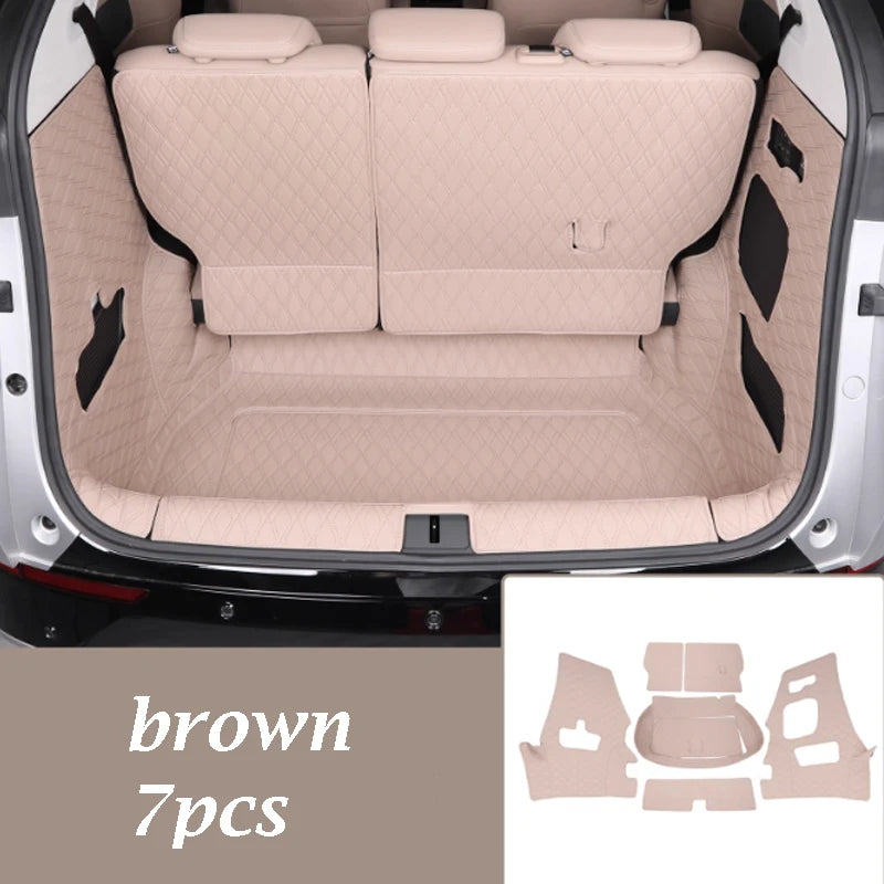 Xpeng X9 Fully Surrounded PU Leather Trunk Mat