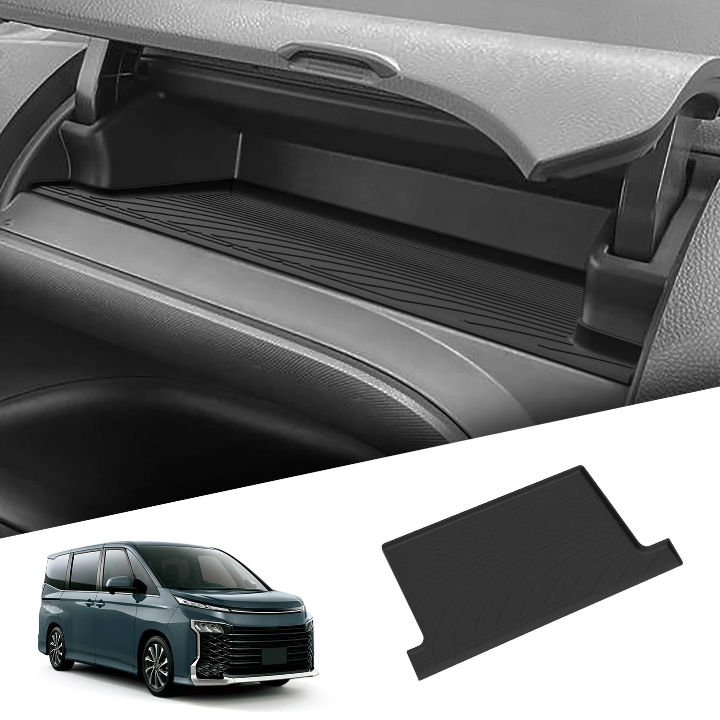 RHD for Toyota Voxy/Noah 80 Series 2014-2021 Car Copilot Dashboard Storage Box