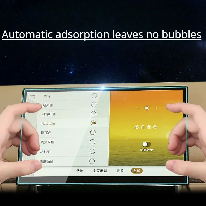 For ZEEKR 001 2023 2022 Tempered Glass Car Interior Navigation Entertainment Media Touch Center Display Screen Protective Film.