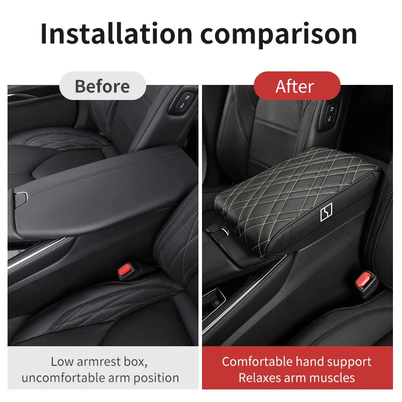 Car Central Armrest Box Height Increasing Pad Universal For Zeekr 001 2021 2022 2023 2021-2023 009 X Krypton.