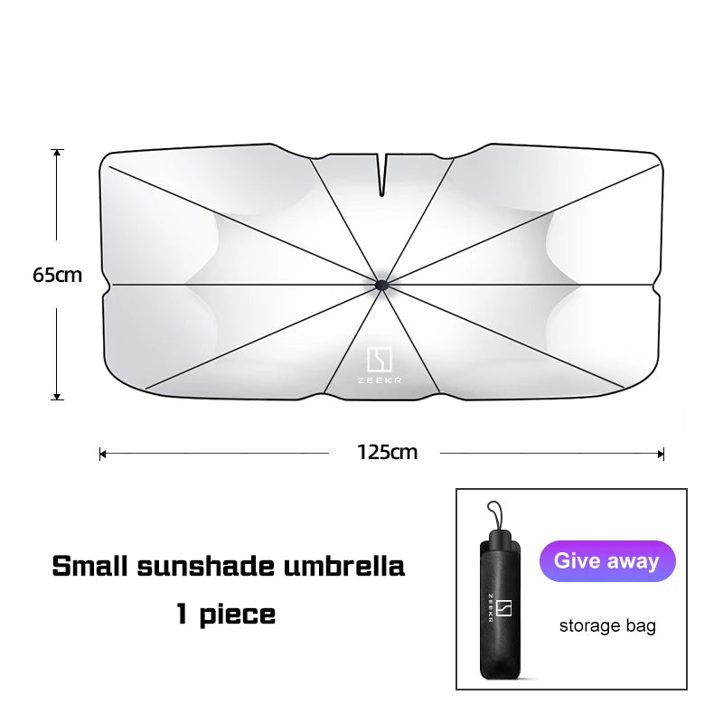 Zeekr 001 007 009 X 7X FR MIX M-Vision Car Umbrella Windshield Sunshade