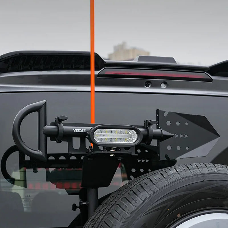 BYD FangChengBao Leopard 5 Tailgate Flagpole Rack Spare Tire Antenna Bracket