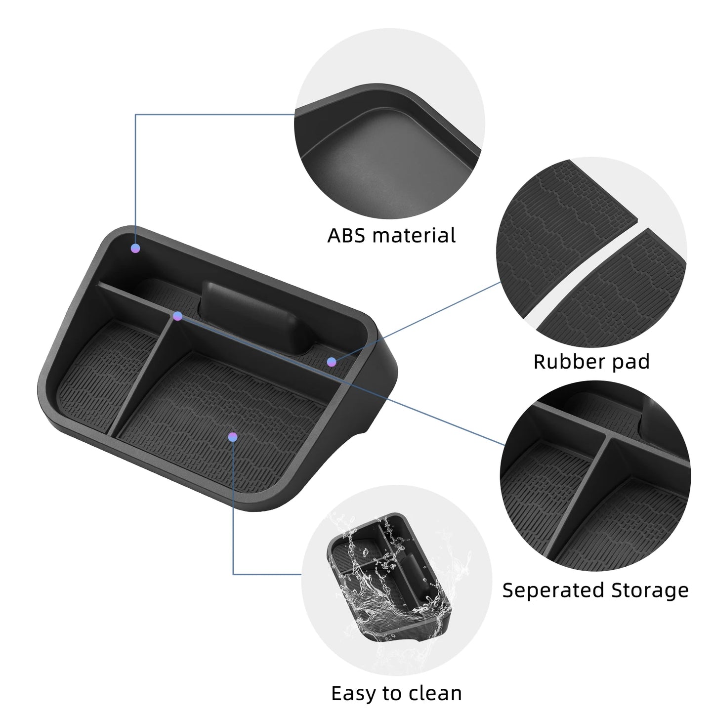 BYD ATTO 3 YUAN PLUS 2025 2026 Car Dashboard Storage Tray