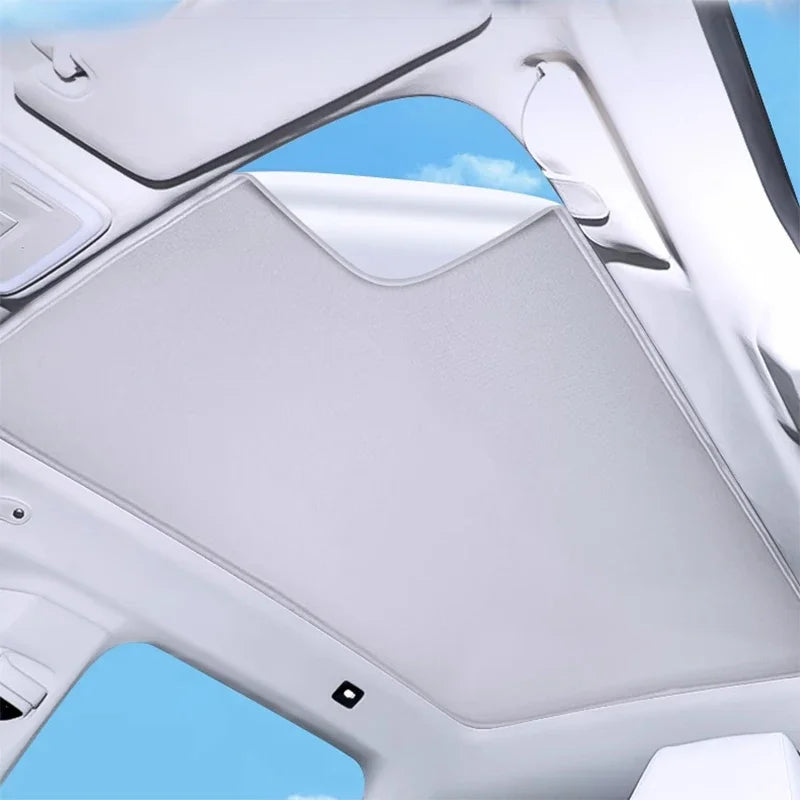 Fit For ZEEKR 009 2023 2024 2025 Car Electrostatic Adsorption Sunroof Sunshade Heat Insulation Skylight Sticker Auto Accessories.