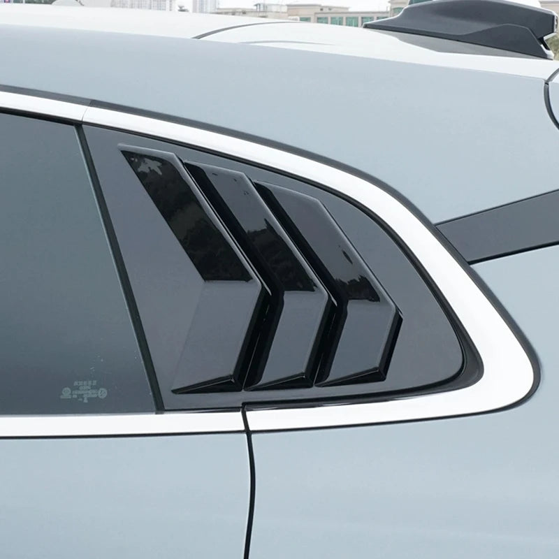 For Zeekr 001 2024 2023 2022 Car Rear Triangular Blinds Modified Window Air Outlet Body Exterior Interior Accessories.