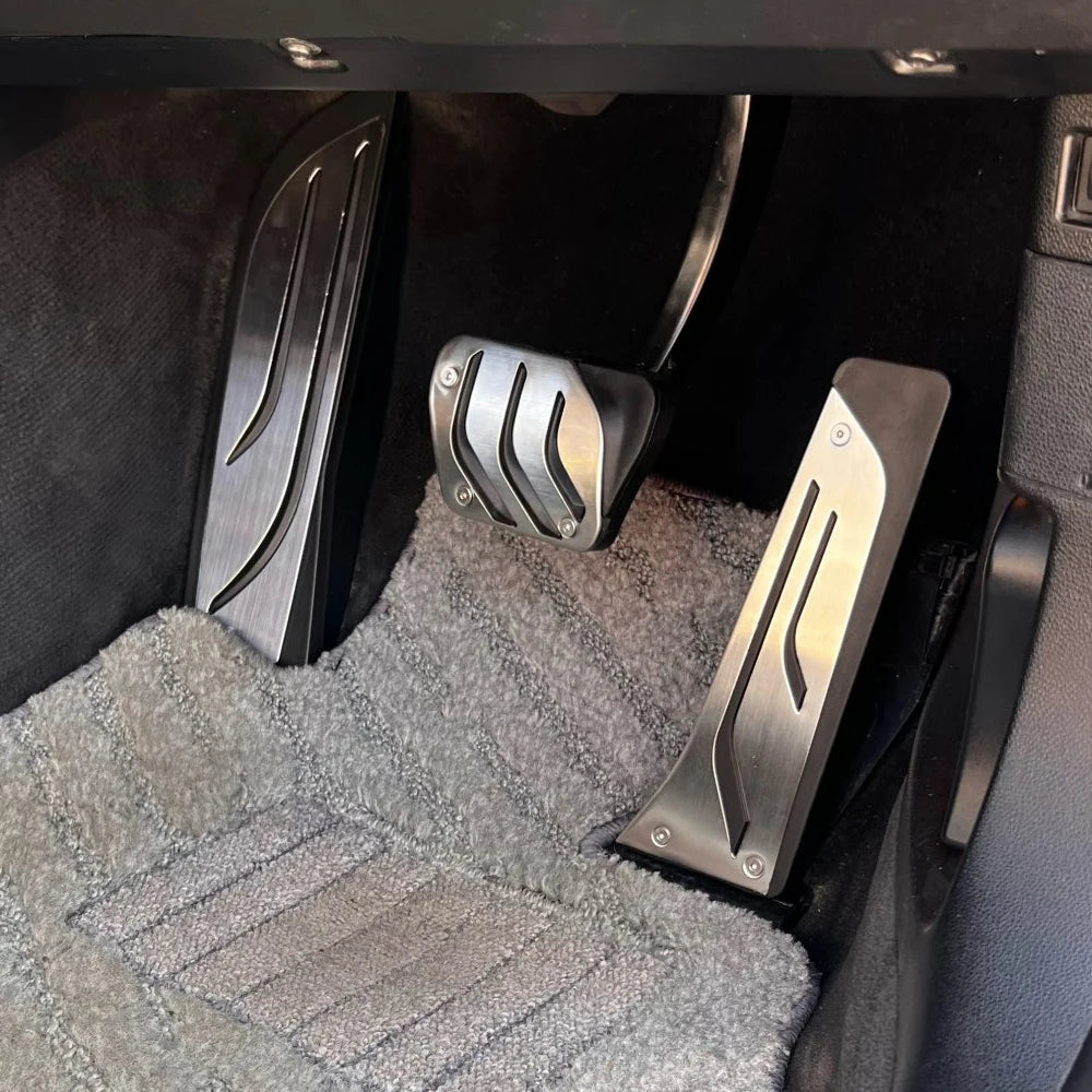 RHD Stainless Steel Car Foot Rest Pedal Cover for BMW 1 3 4 Series F20 F30 Accessories