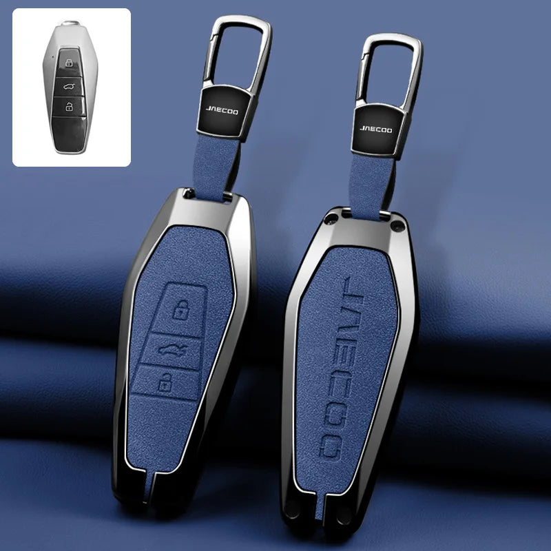 Remote Control Key Case Cover Holder Chain For Chery