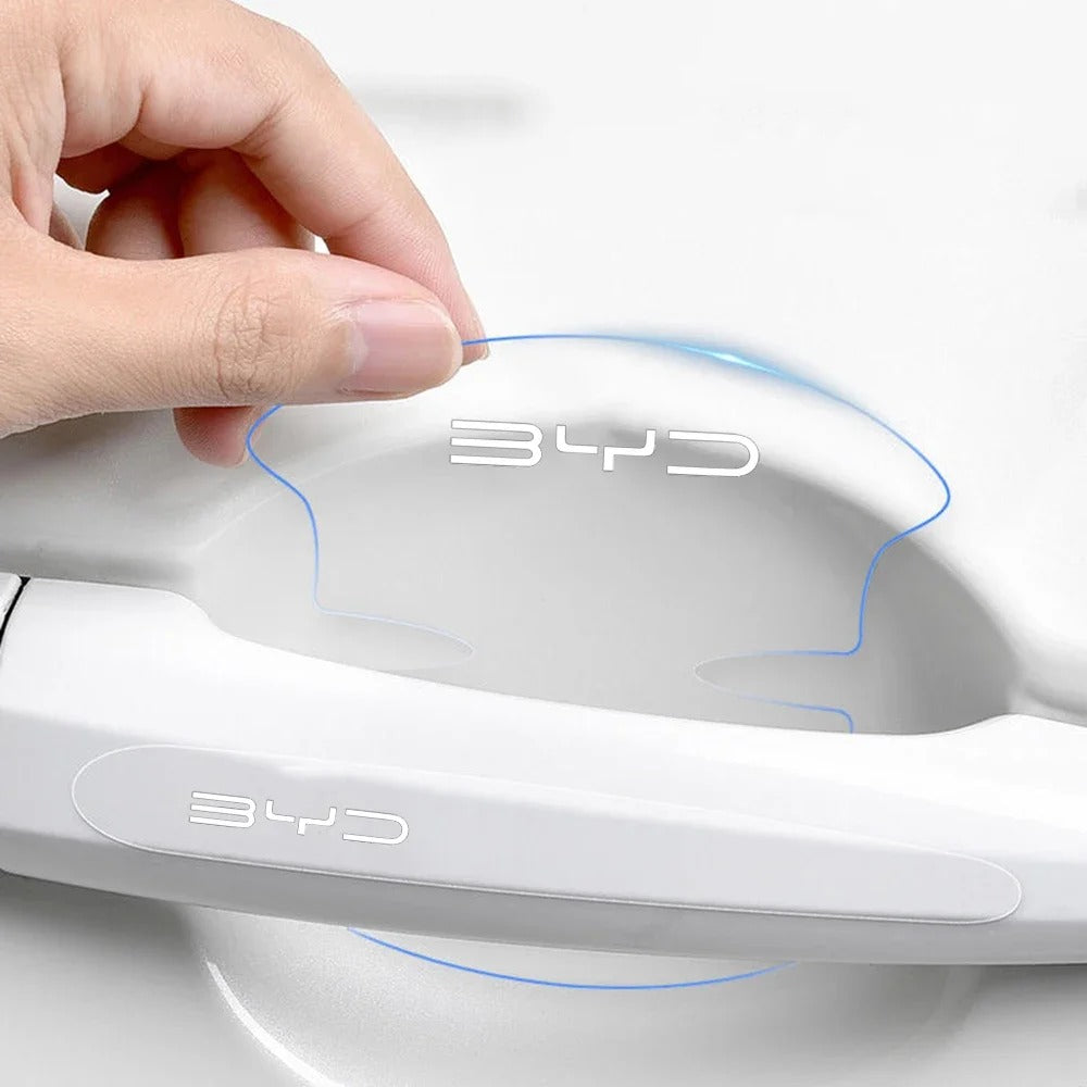 8pcs Car Door Handle Bowl Sticker For BYD