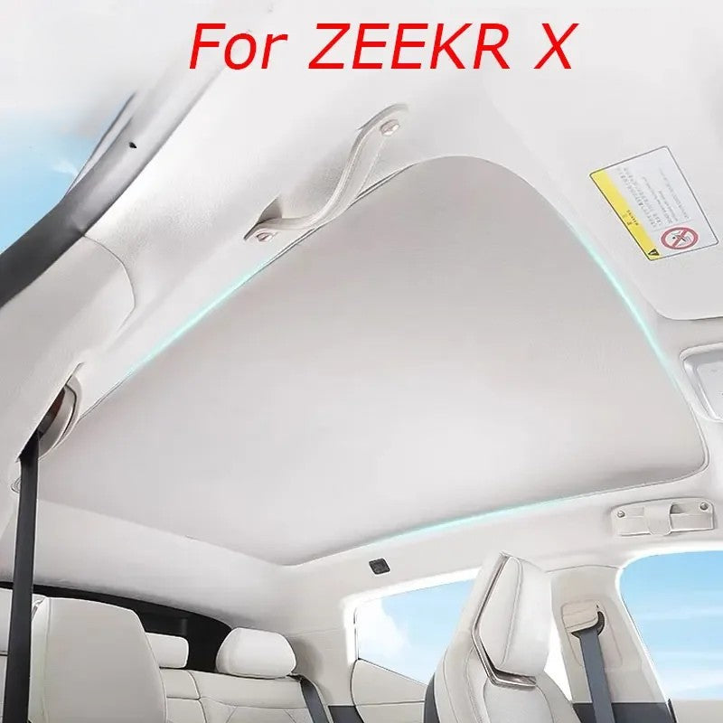 ZEEKR X 2023 2024 Car Sunroof Shade Curtain Heat Shield Car Roof Sunscreen Plate