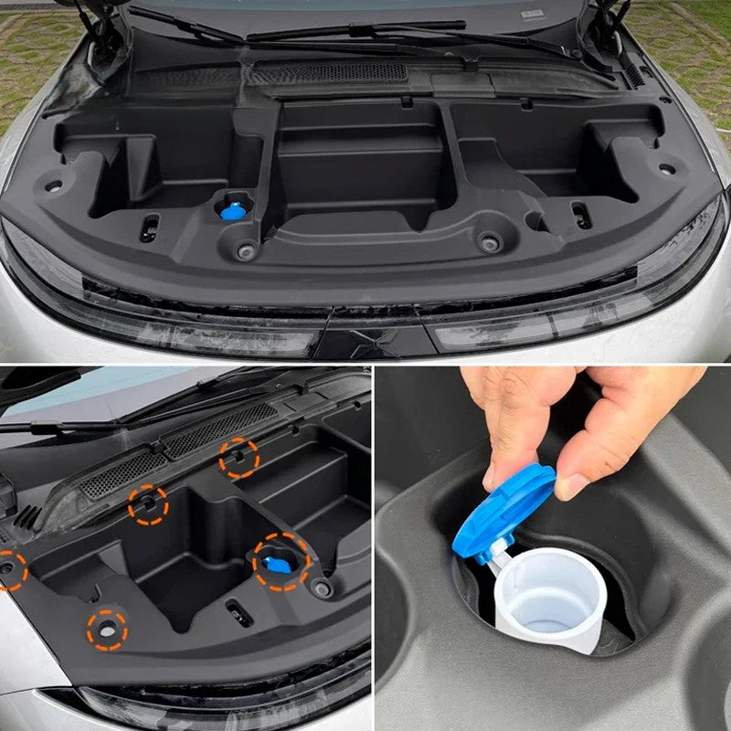 Coffre de rangement avant pour voiture RHD Xpeng G6 Xiaopeng G6 2023 2024