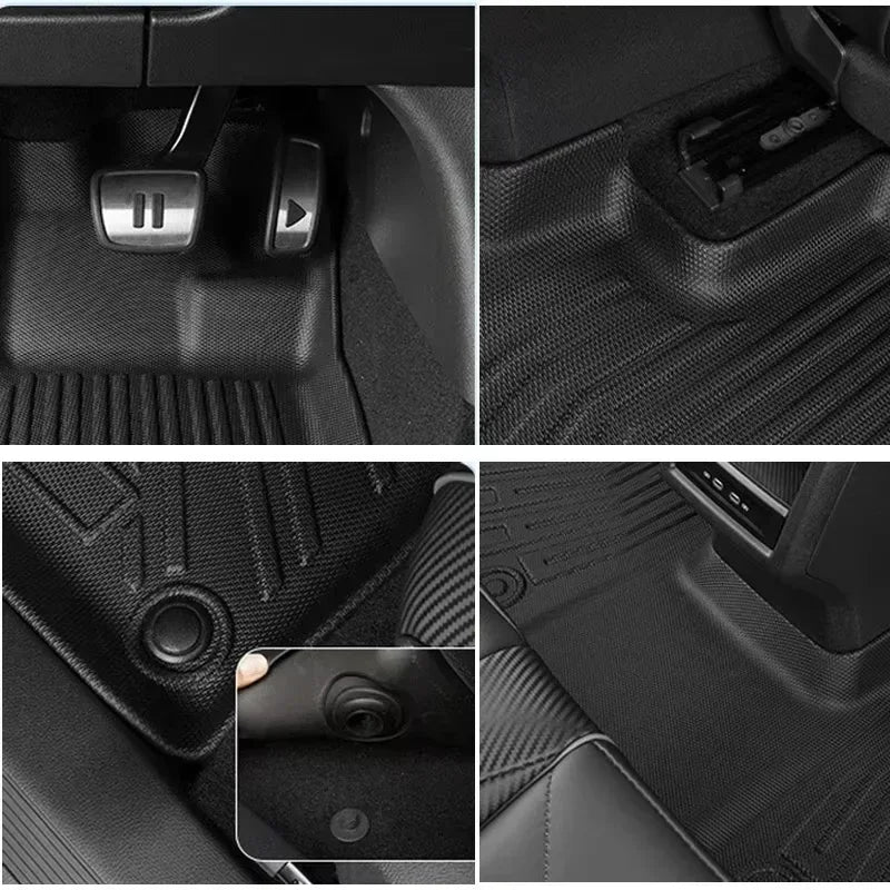 Floor Mats for BYD Shark 2025 2024 TPE Mats All Weather Floor Liners