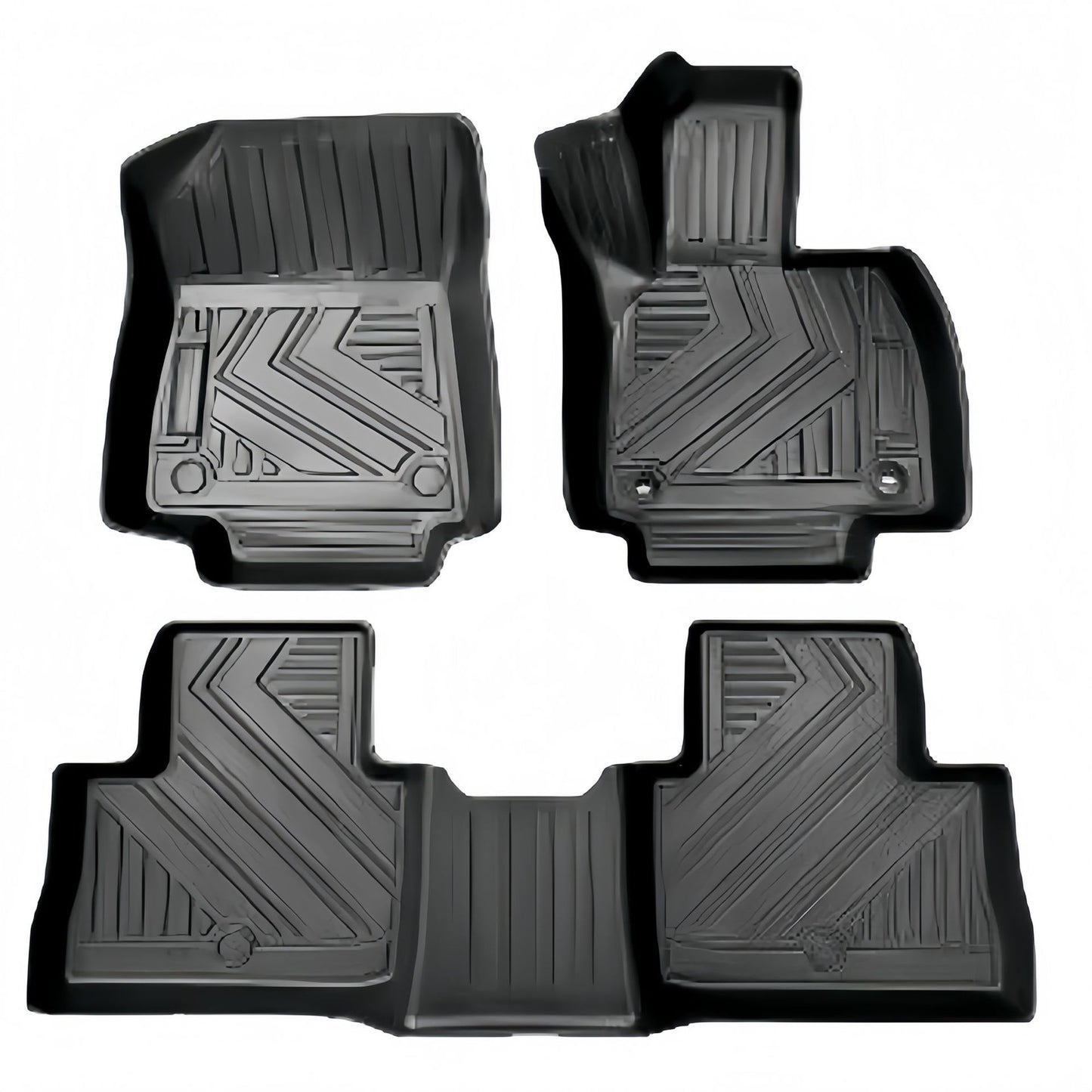 RHD TPE Floor Mats for Toyota Harrier (80 Series) (2021+) - Full Set with Cargo Liner