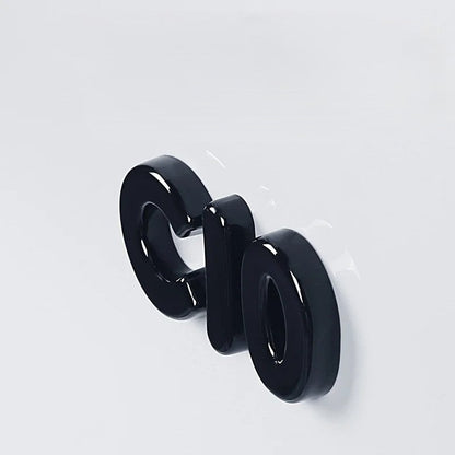 Leapmotor Blackened Car Emblem Letter Sticker - Leapmotor Accessories