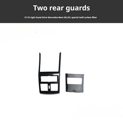 RHD 2012-2015 GL/ML300/350/400 Carbon Fiber Door Handle Interior Modification Kit