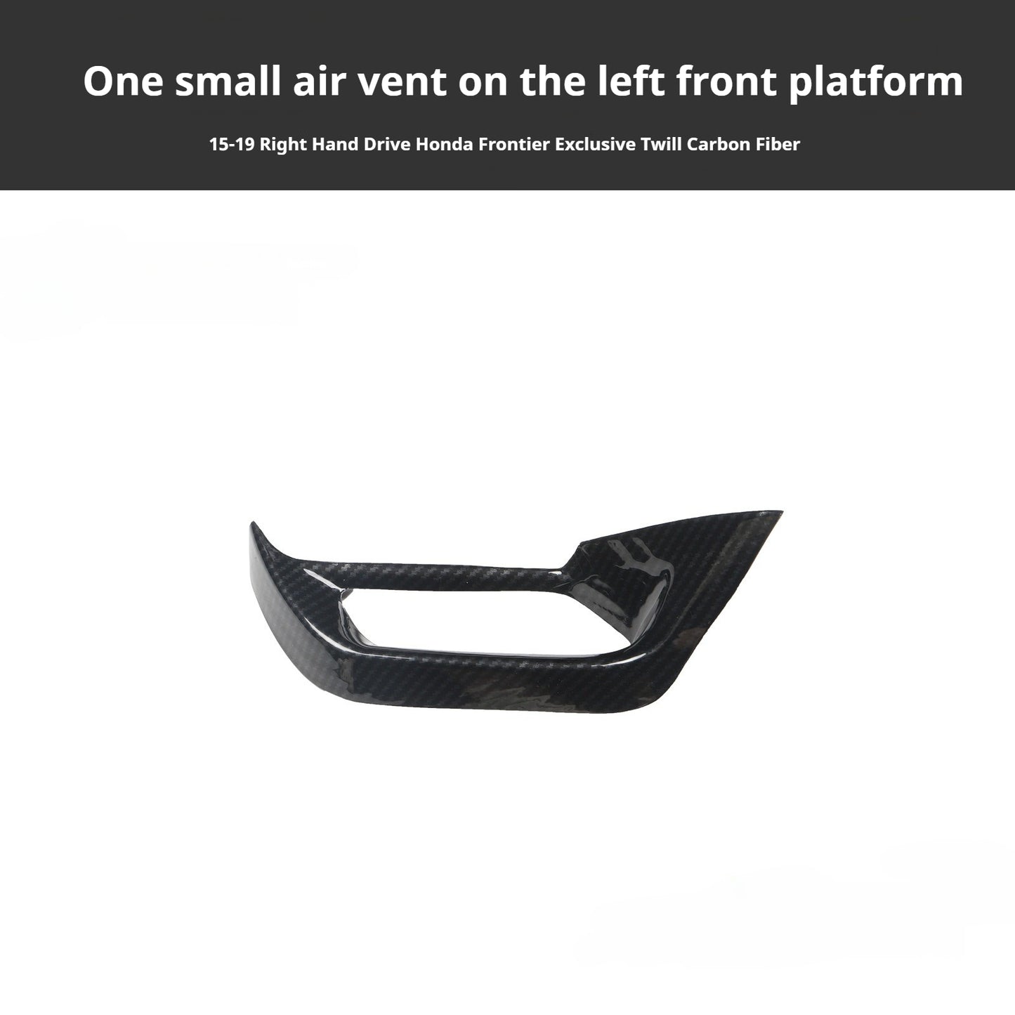 RHD 15-19 Honda City Carbon Fiber Gear Shift Lift Switch Trim