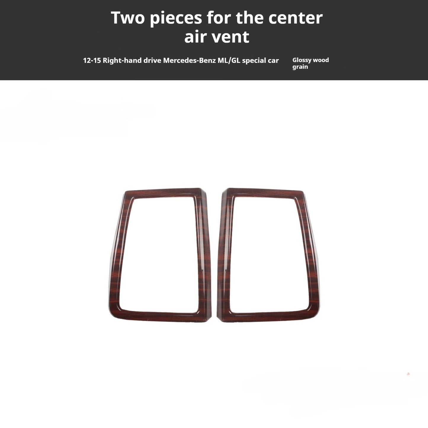 RHD 2012-2015 GL/ML300/350/400 Carbon Fiber Door Handle Interior Modification Kit