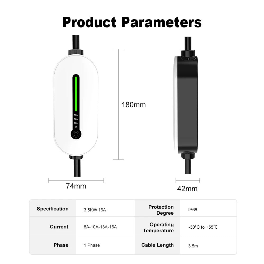 Portable Charger Wallbox Charging Station for EV